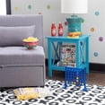 thumbnail image 6 of Home Square 2-Piece Furniture Pinewood End Table Set in Teal, 6 of 10