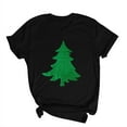 thumbnail image 2 of Njagoc3 Womens Classic Christmas Tree Tee - Essential Holiday Top for Family Gatherings, 2 of 6