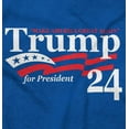 thumbnail image 2 of Donald Trump for 2024 President Womens Fitted Plus Size Graphic Tee Brisco Brands 2X, 2 of 5
