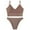 Coffee, variant on Lingerie Sexy Set Women Vest Underwear Set Sexy Steel Ringless Bra Thin Beautiful Back Sling
