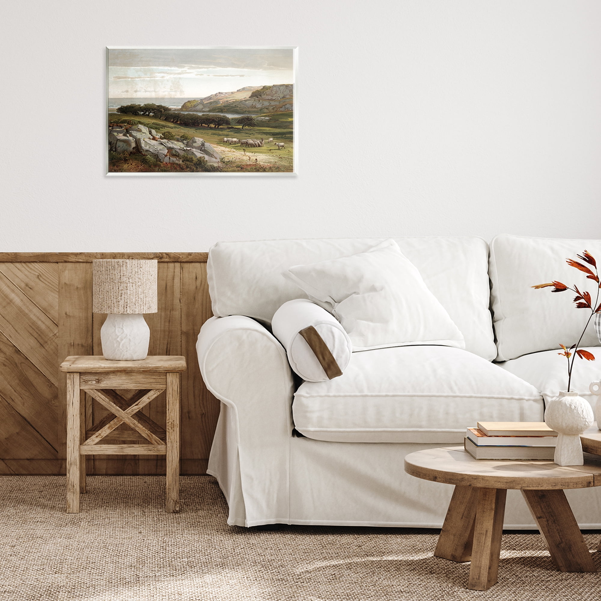 Stupell Industries Sheep in Passionate Landscape Wall Plaque Art, design by Lula Bijoux & co.