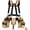 Brown/Black, variant on Tool Belt with Suspenders,27-Pockets Heavy Duty Tool Belts for Men,Detachable & Adjustable Work Belt Bag for Electrician,Carpenter,Construction,Utility Toolbelt,Valentines Day Gifts for Men,Yellow