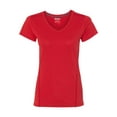 thumbnail image 2 of Gildan - Performance Tech Women's V-Neck T-Shirt - 47V00L - Red - Size: XS, 2 of 3