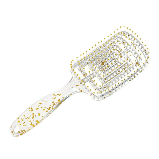 Cepillo desenredante con ventilación, cepillo para el cabello con ventilación para cepillo de paleta con ventilación, cepillo para el cabello con ventilación curvado diseñado para profesionales