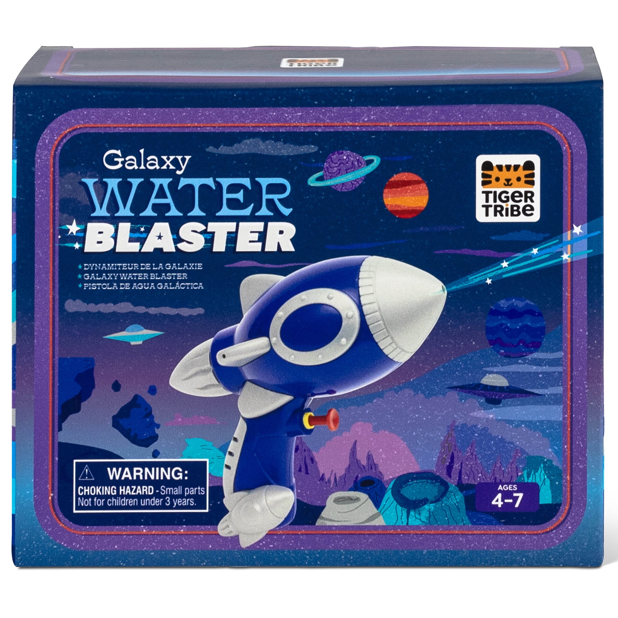 Tiger Tribe Galaxy Water Blaster - Space-Themed Toy with Long Range & Easy Grip, Perfect for Outdoor Water Play & Kids Adventure Aged 4+