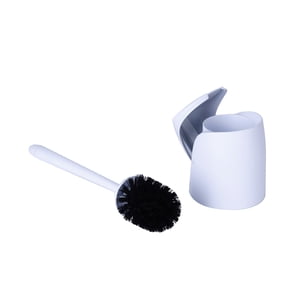 Self-Closing Toilet Brush and Holder Canister