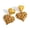 EH12203A, variant on Leopard Earrings for Women Vintage Cheetah Leopard Print Heart Disco Bow Earrings Print Statement Earring Bohemian Jewelry