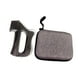 thumbnail image 5 of Masajeador de fascia Masajeador muscular eléctrico Dispositivo Guasha ergonómico multifuncional Negro, 5 of 9
