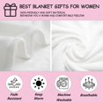 thumbnail image 2 of Baptism Gifts for Girls Christian Throw Blanket 50x60, Christian Blanket Pink Gifts for Women Wife Mom Sister Girlfriend Daughter, Confirmation Gifts for Teen Girls First Communion Gifts for Girls, 2 of 6