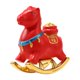 thumbnail image 2 of Figura de arte de caballo, estatua de resina de caballo, escultura decorativa hecha a mano, caballo de la riqueza Rojo, 2 of 9