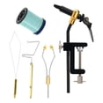 thumbnail image 4 of DYNWAVECA 5 Pieces Fly Tying Tools, Fly Tying Bobbin Thread Holder, Tying Thread, Knot Finisher, Fly Tying Vise Lure Making Accessories Blue Thread, 4 of 10