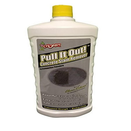 Concrete Stain Remover >> Chomp Pull It Out Concrete Stain Remover 32oz Concrete Stain Remover >> Chomp Pull It Out Concrete Stain Remover 32oz