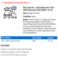 thumbnail image 2 of Ball Joint Kit - Compatible with 1995 - 2000 Chevy Tahoe RWD 5.7L V8 1996 1997 1998 1999, 2 of 2