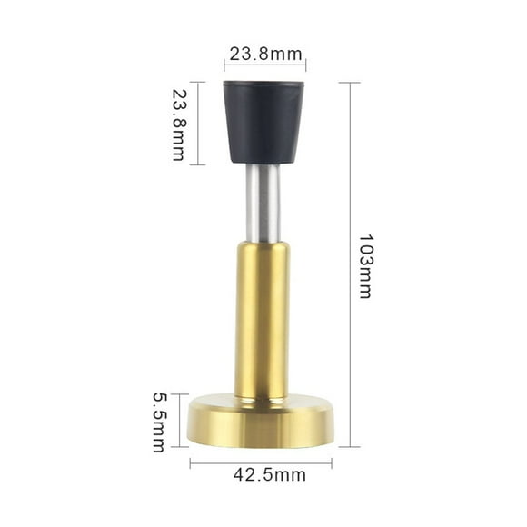 Door stop hydraulic buffer door top telescopic anti-collision stainless steel