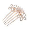 thumbnail image 1 of Oportunidades Únicas 1 Pc Peine Lateral de Perlas Conveniente para Mujeres para Fiestas Aleación Dorada, 1 of 1