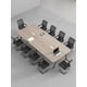 thumbnail image 3 of Conference table, long table, rectangular office table and chair combination, simple modern simple workbench, small negotiation My Lux Decor Round, 3 of 28