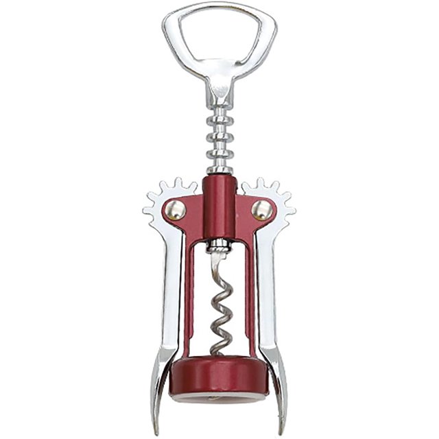 Wine Opener, Zinc Alloy Premium Wing Corkscrew Wine Bottle Opener Perfect Corkscrew to Open Wine & Beer Bottles - Great Bootle Opener For Bartenders, Restaurants & Home