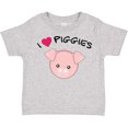 thumbnail image 3 of Inktastic I Love Piggies with Cute Pig Boys or Girls Toddler T-Shirt, 3 of 5