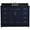 Blue & Black, variant on 49 in. Galaxy Granite Oval Sink Single Vanity, White & Black