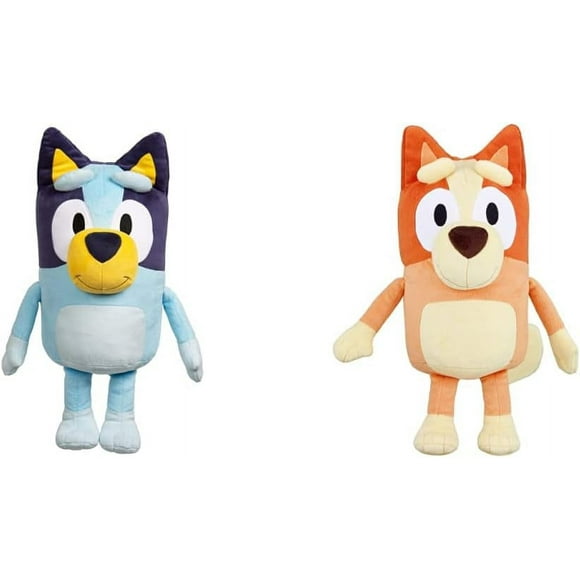 Bluey Best Mate and Bingo Extra Large 11 Inch Plush Official Collectable Character Cuddly Jumbo Soft Toy