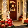 thumbnail image 6 of XGFHYJEH Porch Goose Outfits christmas, Porch Goose Clothes Clearance, Goose Clothes for Porch Goose, Goose Costume 23'' for Outdoor Outside Front Porch Garden Yard Lawn, 6 of 7