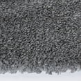 thumbnail image 3 of Safavieh Decora Shaggy Finola Solid Shag Area Rug, Dark Gray, 6'7" x 6'7" Round, 3 of 10