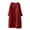 Red, variant on Aoochasliy Fall Dresses for Women Vintage Pockets Corduroy Solid Color Long Sleeve Loose Casual Dress