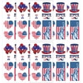 thumbnail image 1 of WREESH Independence Day Waterproof Sweat Face Tattoo Sticker Decoration Props, 1 of 1