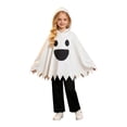 thumbnail image 2 of 2026 Halloween Clothing: Cute Pumpkin Ghost Sweatshirt, Basic Halloween Outfits, for Halloween(05_White,3-4 Years), 2 of 8