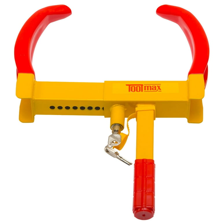 Trailer tire boot lock trailer wheel locks adjustable 2024 wheel boot lock a3 steel towing wheel clamp boot