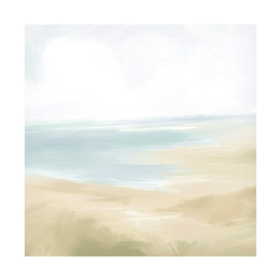 Trademark Fine Art Victoria Barnes Minimal Beach Tones I Canvas Wall Art