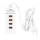 thumbnail image 2 of Bearachild Puertos USB Travel de teléfono móvil Adaptador de viaje 5V 2.4A Carga rápida para teléfonos EU / USB HUB para Type2 NO2, 2 of 6