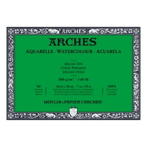 Arches 140 lb. Watercolor Block, Cold-Pressed, 7" x 10"