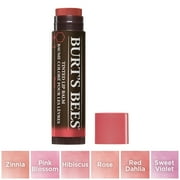 Burt's Bees 100% Natural Tinted Lip Balm, Rose with Shea Butter & Botanical Waxes - 1 Tube