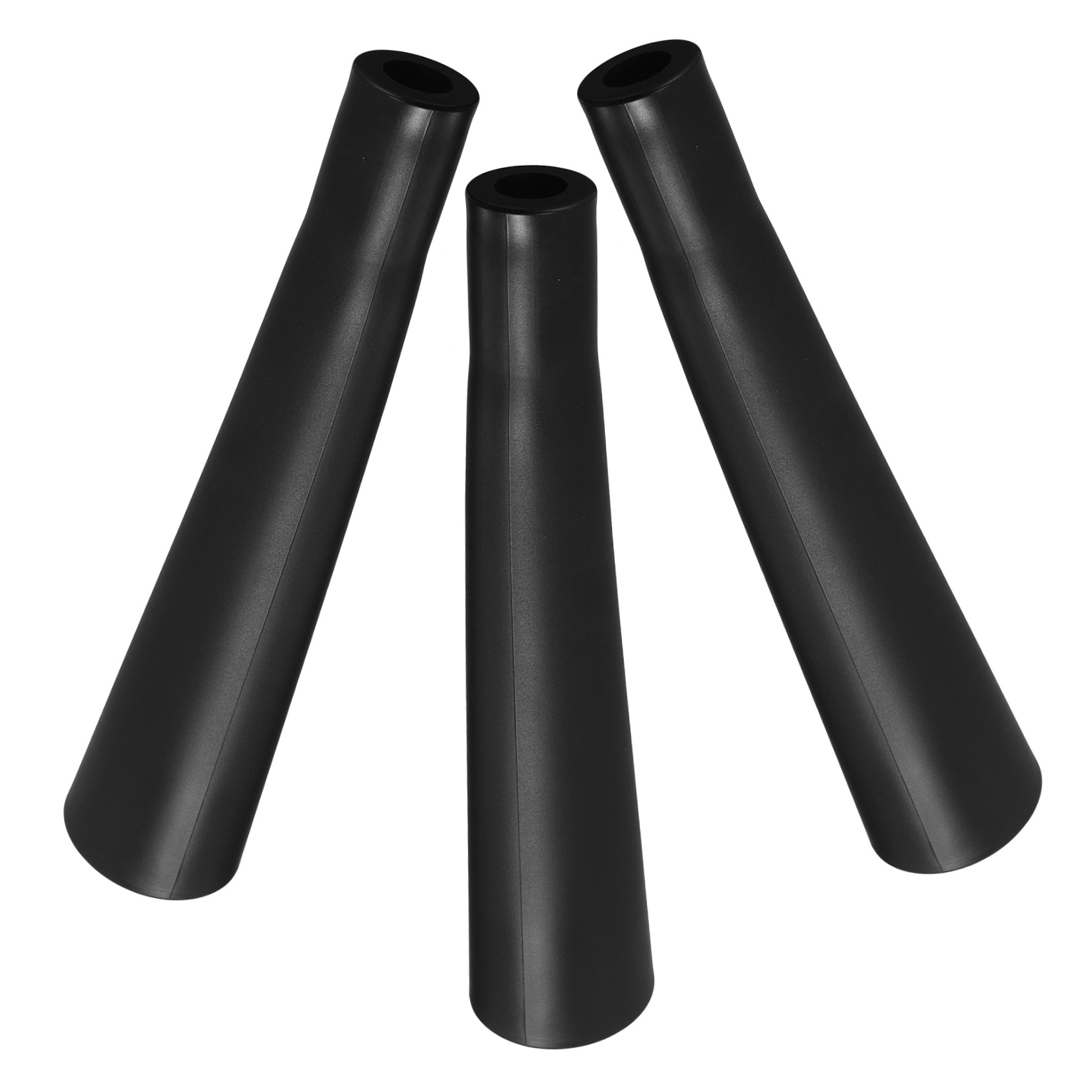 OUNONA 3Pcs Black Baseball Batting Tee Cup Holder Replacement for Training and Practice