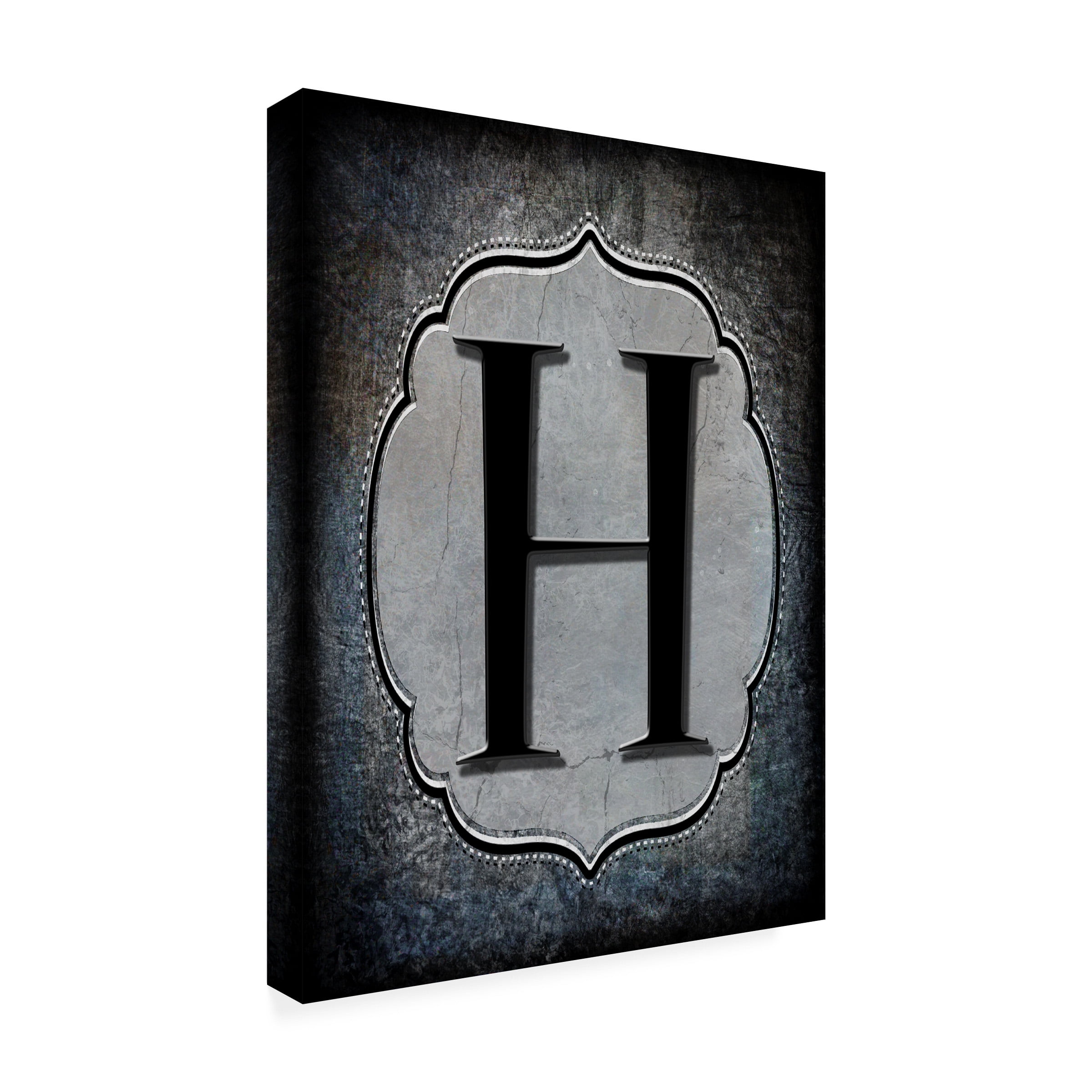 LightBoxJournal 'Letter H' Canvas Art
