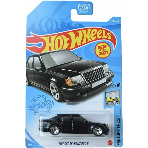 Hot Wheels Mercedes-Benz 500 E (Black) 2021 Factory Fresh