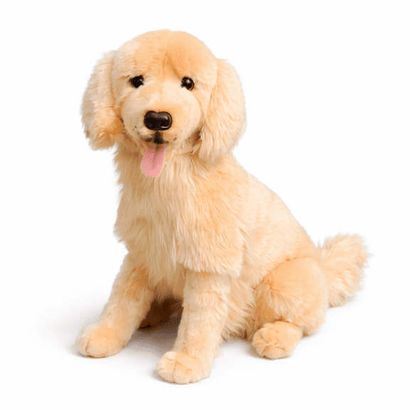 Auswella® Charlie™ 16" Golden Retriever Plush Stuffed Animal Dog