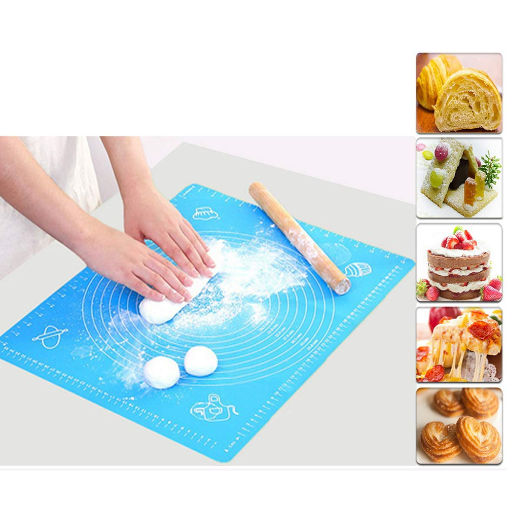 Details about   Pastry Rolling Dough Pad Baking  Silicone Mat Baking tools Cake Kneading Dough 