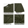 thumbnail image 6 of SANOPY Mens Polo Shirts Short Sleeve Stretch Golf Polo Shirts Dry Fit Polo T Shirts For Men Golf Shirts Tennis Polo, 6 of 6