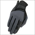 thumbnail image 4 of 12 Size Heritage X-Country Glove Horse Riding Leather Stretchable Black Grey, 4 of 4
