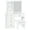 White:31.5" x 48" x 14.4", variant on Sioweci Makeup Vanity Desk with Mirror, Multifunctional Modes Bedroom Dressing Table Chair with 6 Drawers, Open Shelves, Hidden Storage Space,Vanity desks (31.5" x 48" x 14.4")