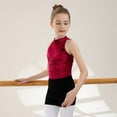 thumbnail image 3 of SXcggal Girls' Summer Comfortable Training Dress Children's Performance Dress Latin Dance Dress Classical Dance Dress Set Gymnastics Outfit Fashionable Comfortable Girls Dress, 3 of 3