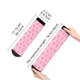 thumbnail image 4 of Pofeuu Pink Bows Print 30cm Socks, Adult Running Hiking Socks for Youth and Adult, 4 of 7