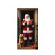 thumbnail image 1 of Decoraciones de Navidad Interior 35 X 71 Pulgadas Marco de Puerta de Navidad - Patrón de Santa Claus - Decoración de Puerta de Navidad - Decoración de Fiesta Del Festival, 1 of 6