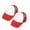 red, variant on Sublimation Blanks Polyester Mesh Cap Mesh Hat Two Tone Trucker Summer Mesh Cap with Adjustable Snapback,2pcs
