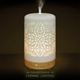 thumbnail image 4 of Earnest Living Essential Oil Diffuser White Ceramic Diffuser 100 ml Timers Night Lights and Auto Off Function Home Office Humidifier Aromatherapy Diffusers for Essential Oils, 4 of 4