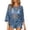 Navy, variant on Crochet Tops for Women Summer Lightweight Hollow Out Beach Cover Up Solid Color Swimsuit Coverup 3/4 Sleeve Boho Fringe Trim Vacation Sun Shirts
