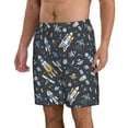 thumbnail image 2 of Naloa Space Cars Men's Beach Shorts, Surfing shorts, Swim trunks, Quick Dry Swim Trunks for Surfing Beach Fun - XX-Large, 2 of 9