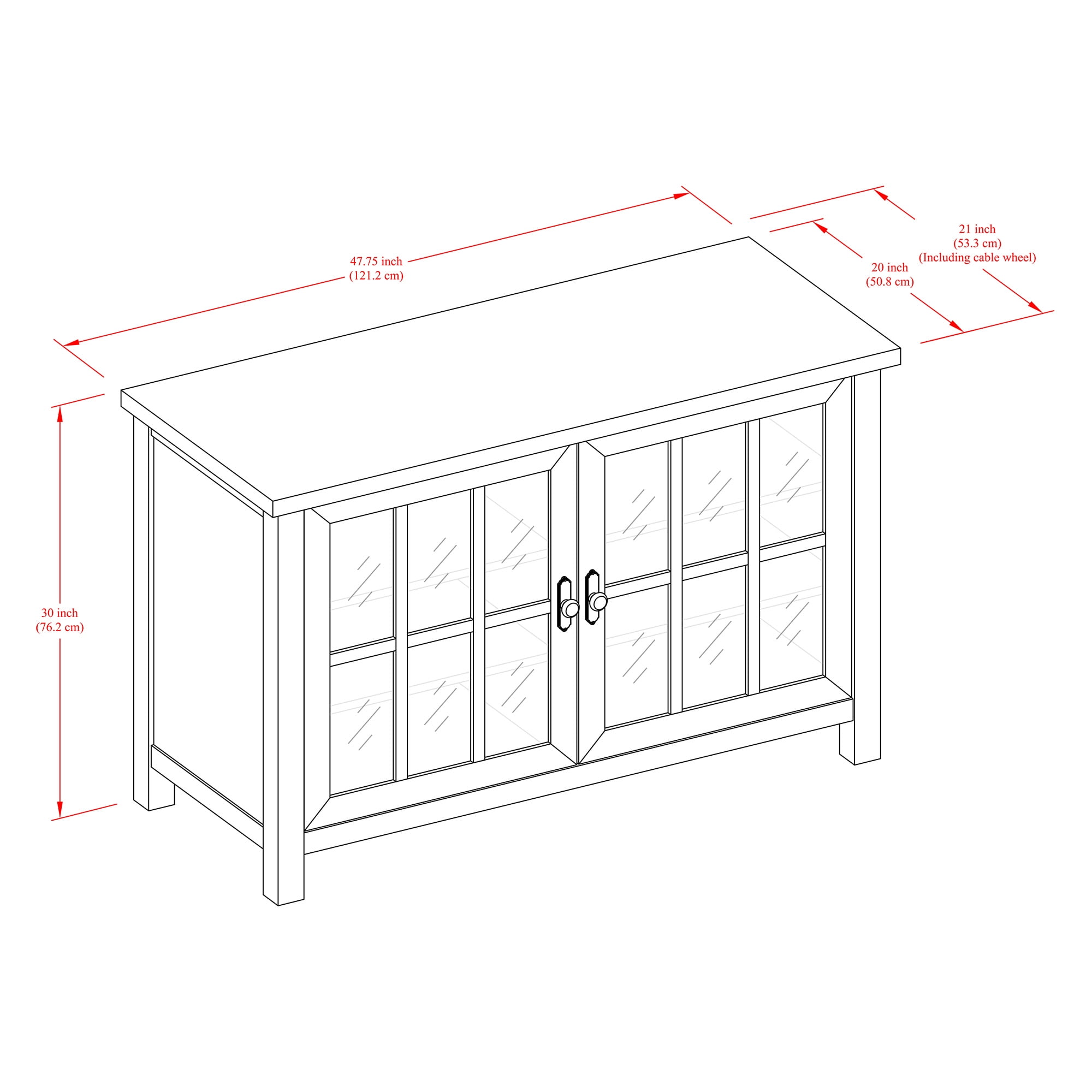 Better homes & gardens oxford square tv stand for tvs up to 55 inch discount